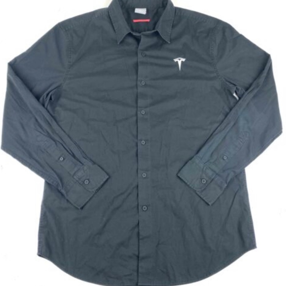 TESLA Mens Ls Poplin shirt